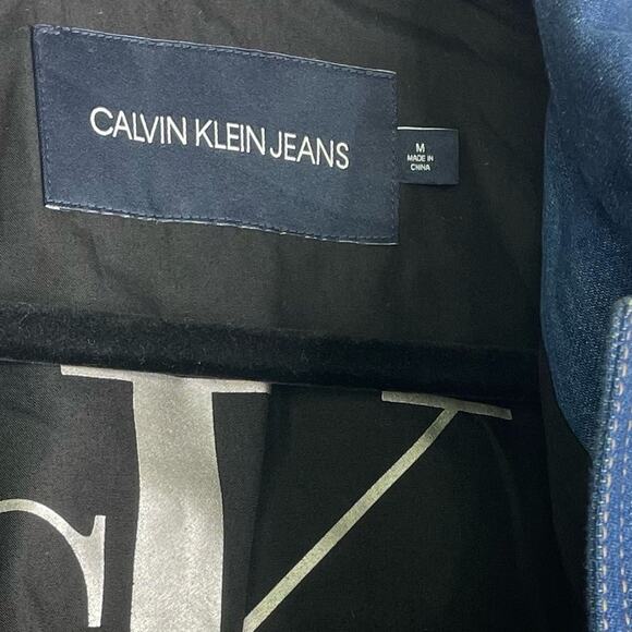 Denim and Sherpa Jacket Calvin Klein Jeans Medium - Picture 7 of 8